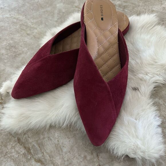 BIRDIES Suede Mule Slides Size 8 - Picture 6 of 10